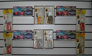 Atlas White Body HO Slot Car Kit Collection