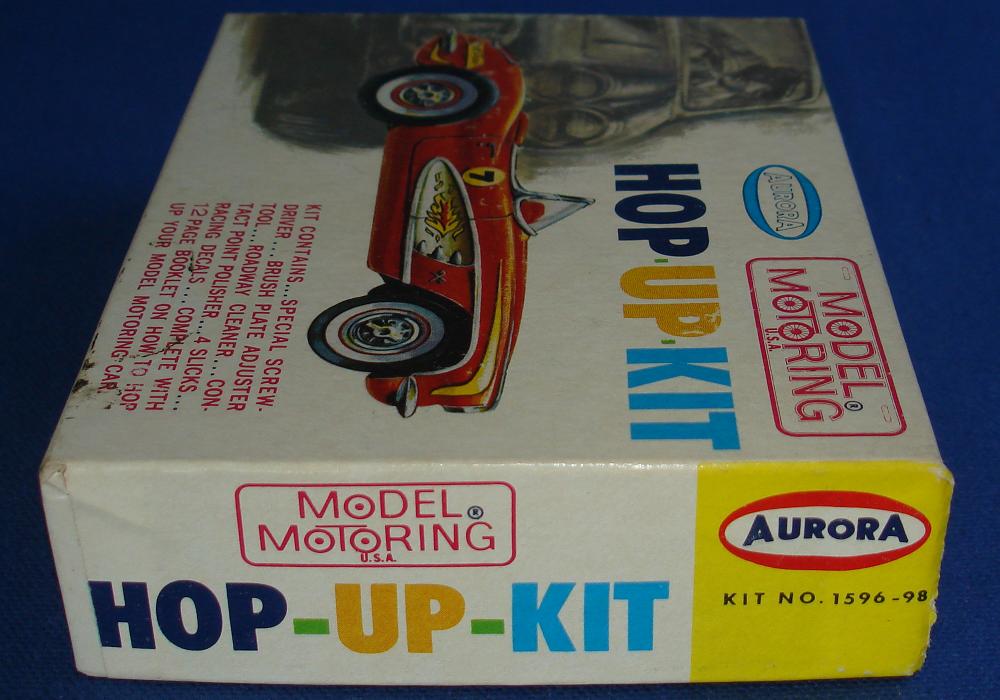 Aurora Model Motoring 1962 Vibrator Slot Car Hop Up Kit 1596 End Panel