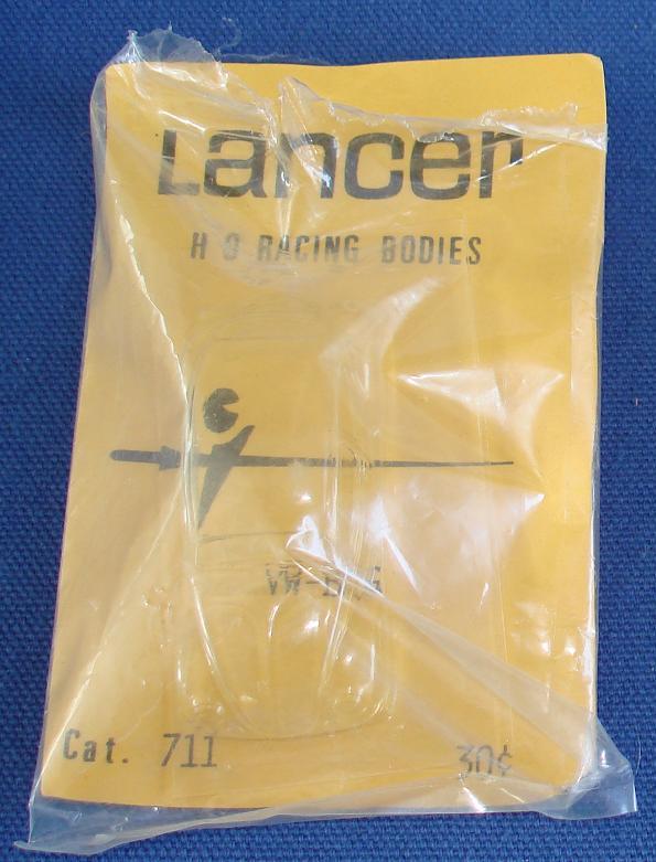 Lancer HO Scale Clear Slot Car Body Kit 711 German Volkswagen VW Beetle Bug
