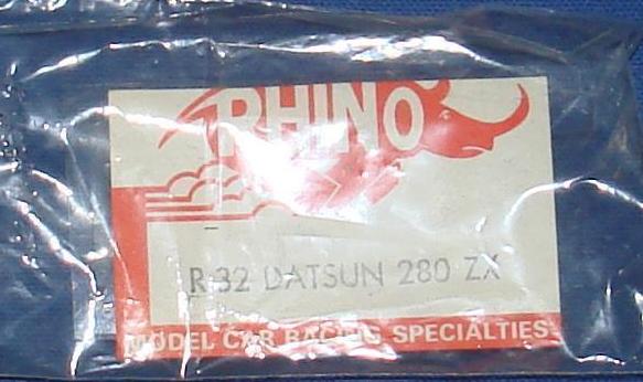 Rhino Clear Unpainted HO Slot Car Body Kit