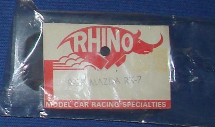 Included is two 2 Rhino Model Car Racing clear lexan slot car bodies