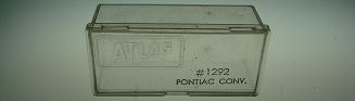 Atlas HO Slot Car Pontiac Gran Prix Convertible 1292 Box