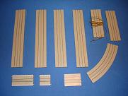 Faller HO Scale Slot Car Straights X10