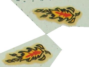 Aurora 187 Scale Slot Car Hop Up Kit Decals Flames