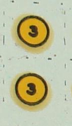 Aurora 187 Scale Slot Car Hop Up Kit Decals Number Threes