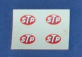 STP Sponsored Vintage Colortone Waterslide Decal Transfer Sheet