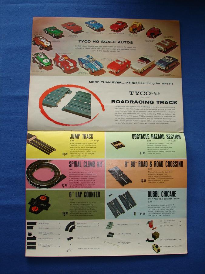 Tyco 1966 1967 Slot Car Racing Catalog Contents