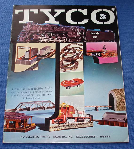 Tyco 1968 1969 Slot Car Racing Catalog Cover