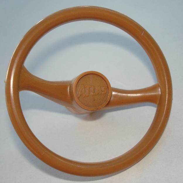 Atlas HO Slot Car Caramel Steering Wheel