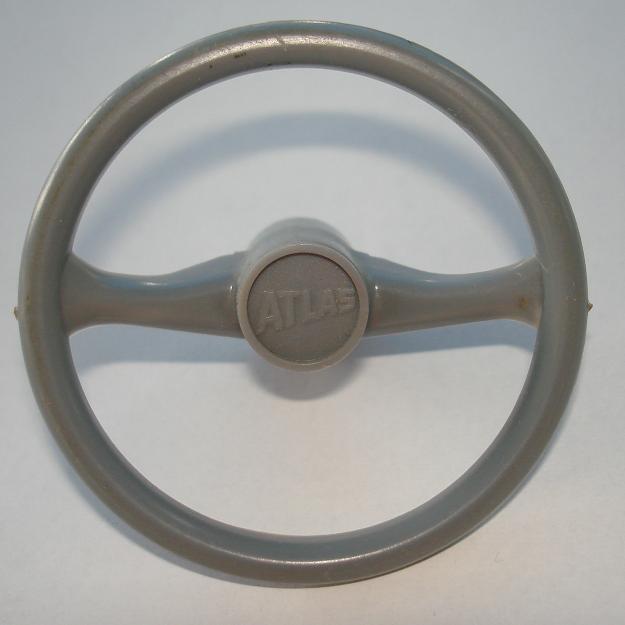 Atlas HO Slot Car Light Grey Steering Wheel