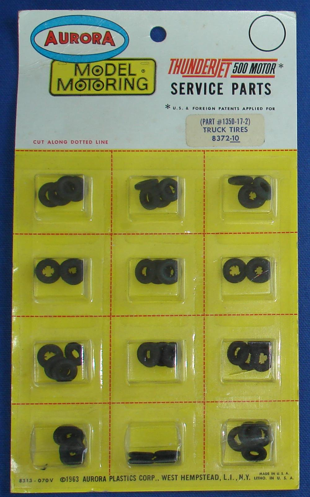 Aurora Model Motoring Thunderjet 500 Motor Slot Car Racing Replacement Truck Tires