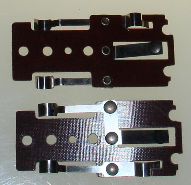 Aurora Model Motoring Factory Sealed Vibrator Slot Car Parts 1570 Brush Plate Set Comparison