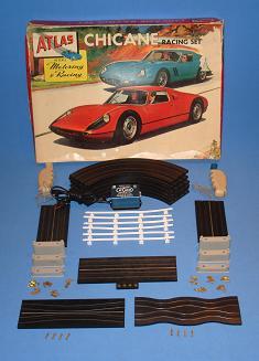 Atlas HO Scale Slot Car Set Box 1202