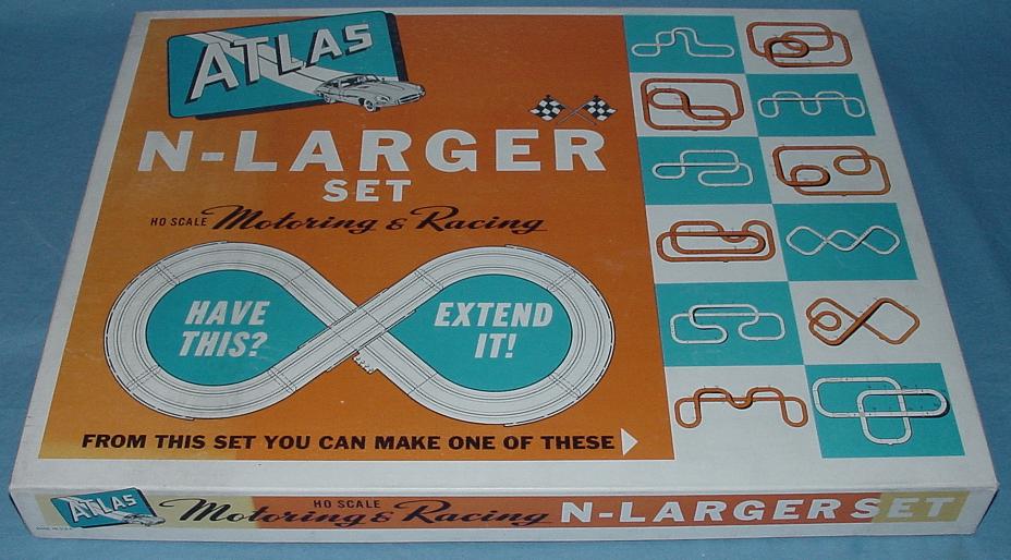 Atlas HO Slot Car - N Larger Set 1208 Atlas HO Slot Car - N Larger Set 1208
