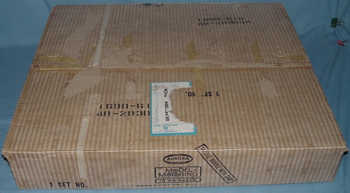 Aurora HO Golden Gate TJET Slot Car Set Case