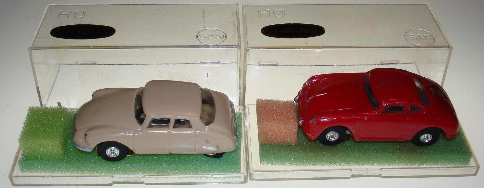 Marusan HO Slot Car Set 412 Citroen Jaguar