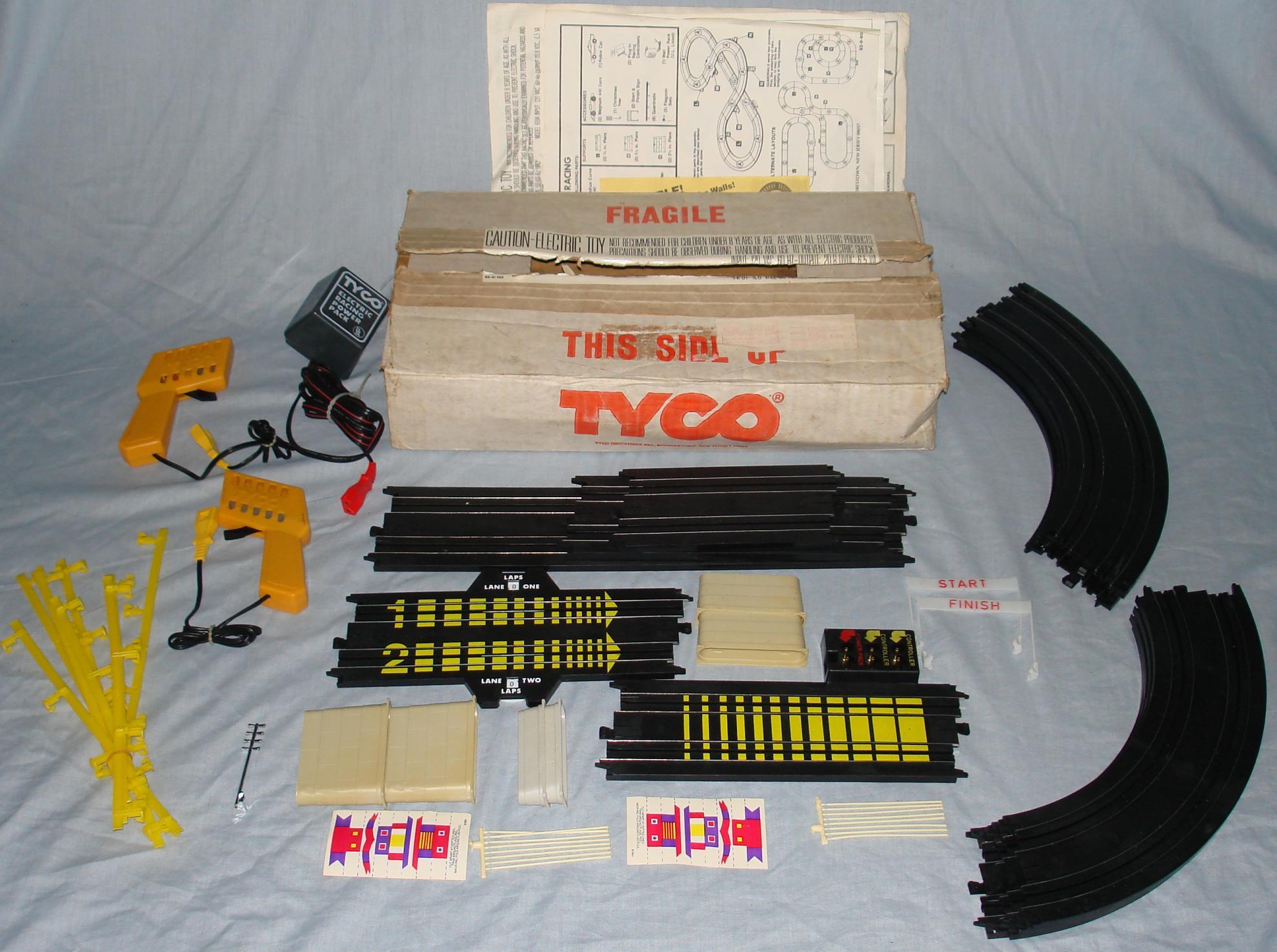 tyco slot cars tracks