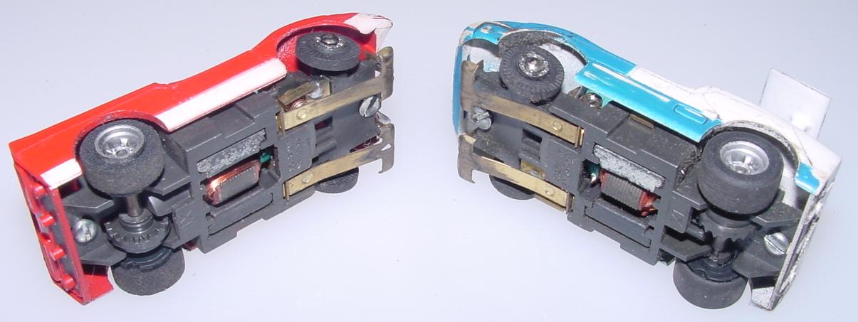 Aurora XLerators Set SlotLess Chaparral Ford J Cars Chassis