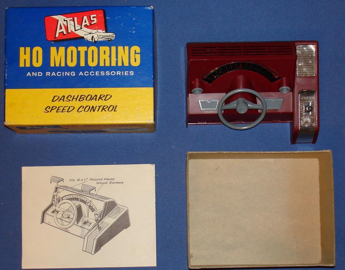 Atlas 1253 Slot Car Home Track Racing Dashboard Speed Control