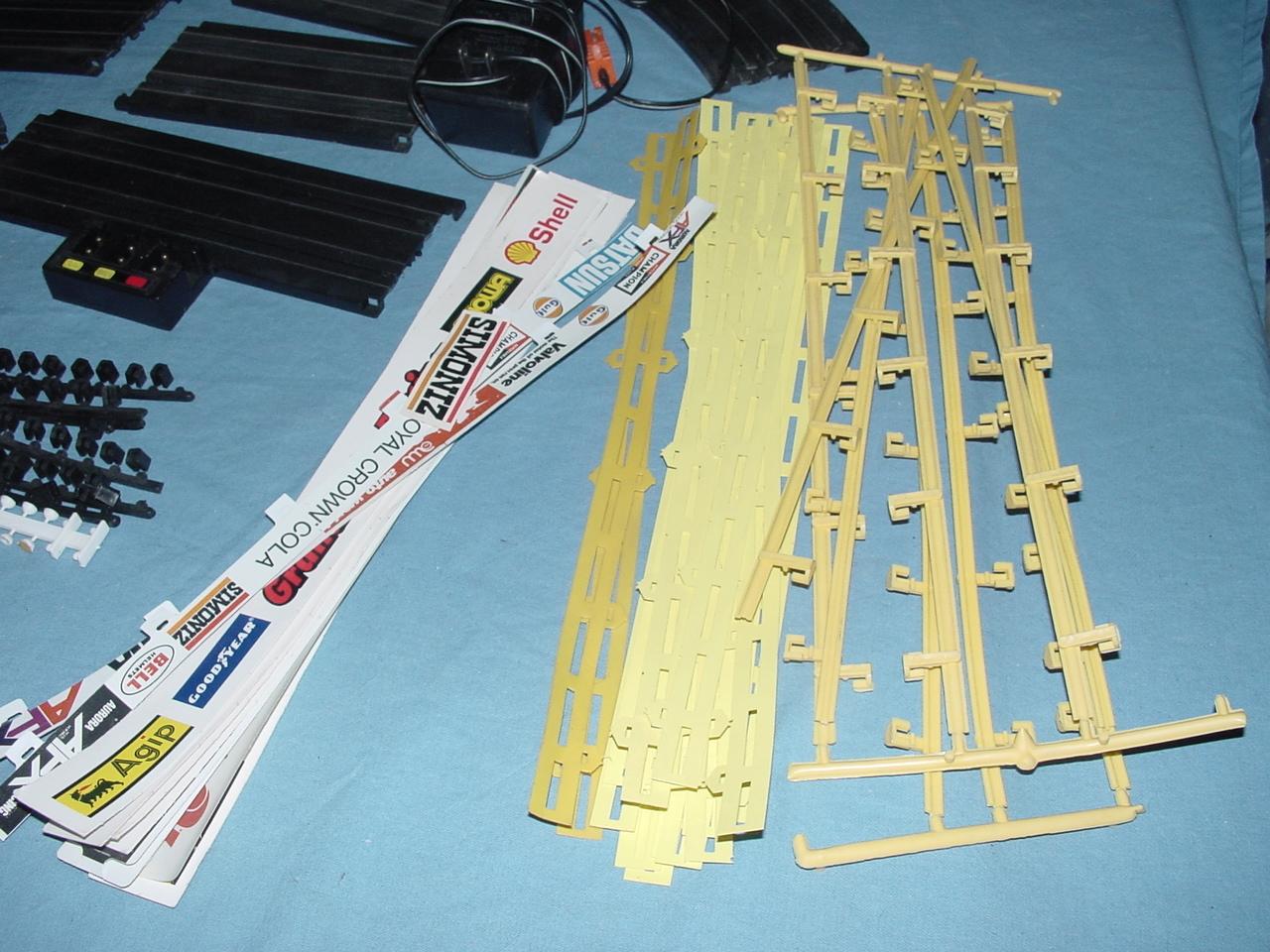 Aurora Afx Slot Car Racing Track Assortment Guardrails