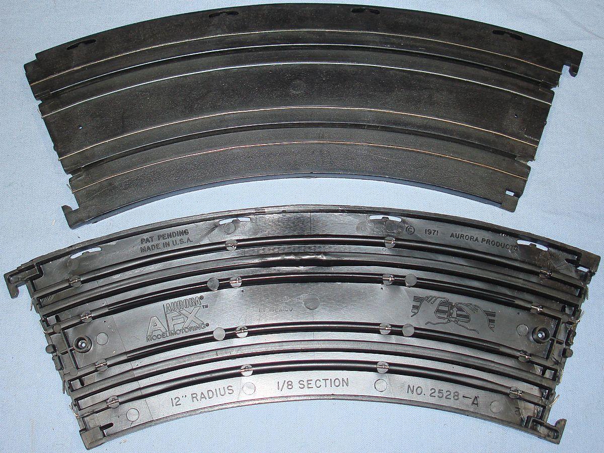 Aurora AFX 1:64 Scale Slot Car Racing Track 12 Inch Radius Curve Sections Aurora AFX 1:64 Scale Slot Car Racing Track 12 Inch Radius Curve Sections