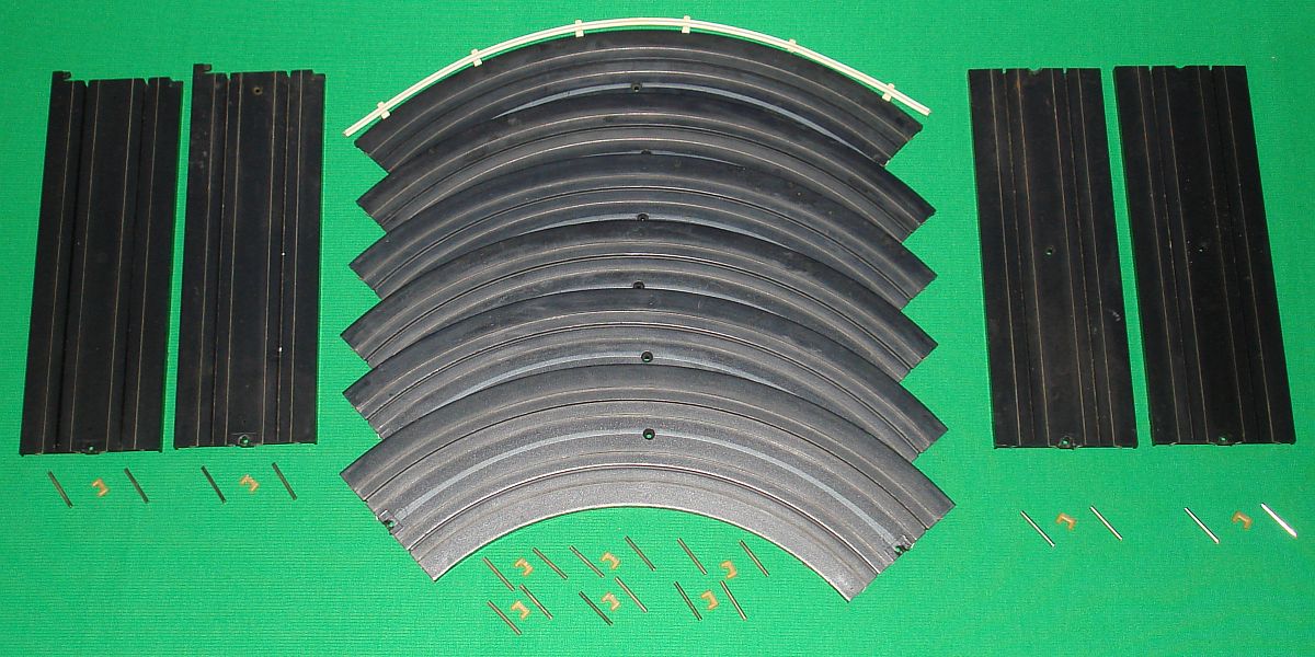 Model Motoring HO Scale Slot Car Racing Track Adapters Curves Straights