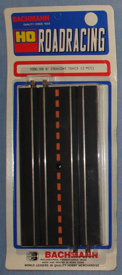 Vintage Bachmann Slot Car Racing Six Inch Straight Track #9300 Vintage Bachmann Slot Car Racing Six Inch Straight Track #9300