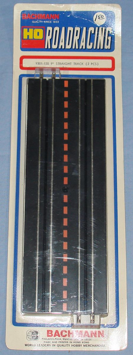 Vintage Bachmann Slot Car Racing Nine Inch Straight Track #9301 Vintage Bachmann Slot Car Racing Nine Inch Straight Track #9301