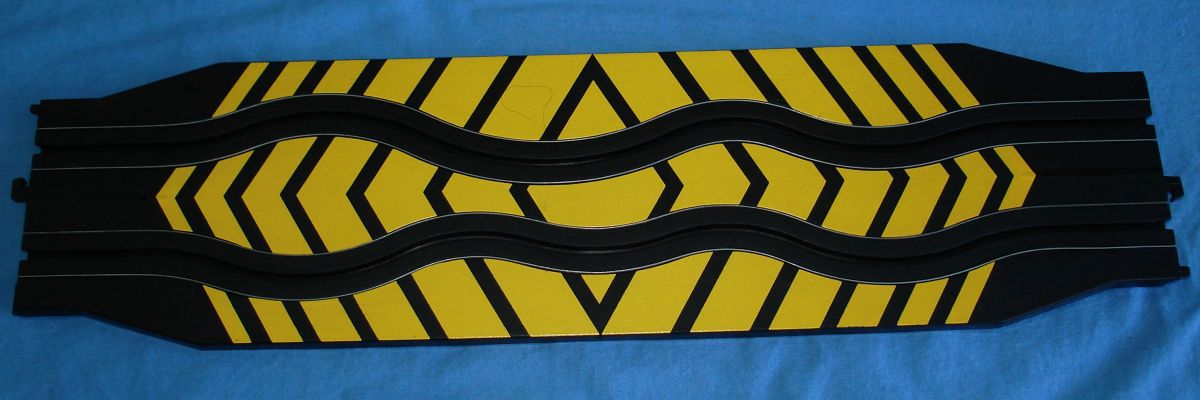 Life Like Slot Car Racing Track 15 Inch Straight Obstacle Section Life Like Slot Car Racing Track 15 Inch Straight Obstacle Section