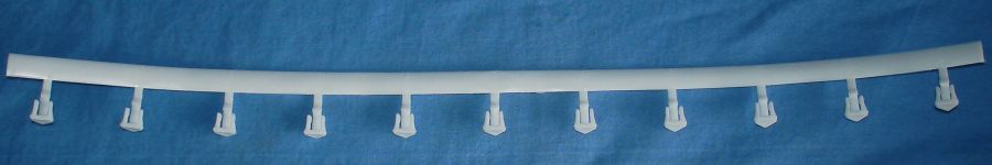 Life-Like Slot Car Racing Track 9 Inch Radius Curve White Guard Rail