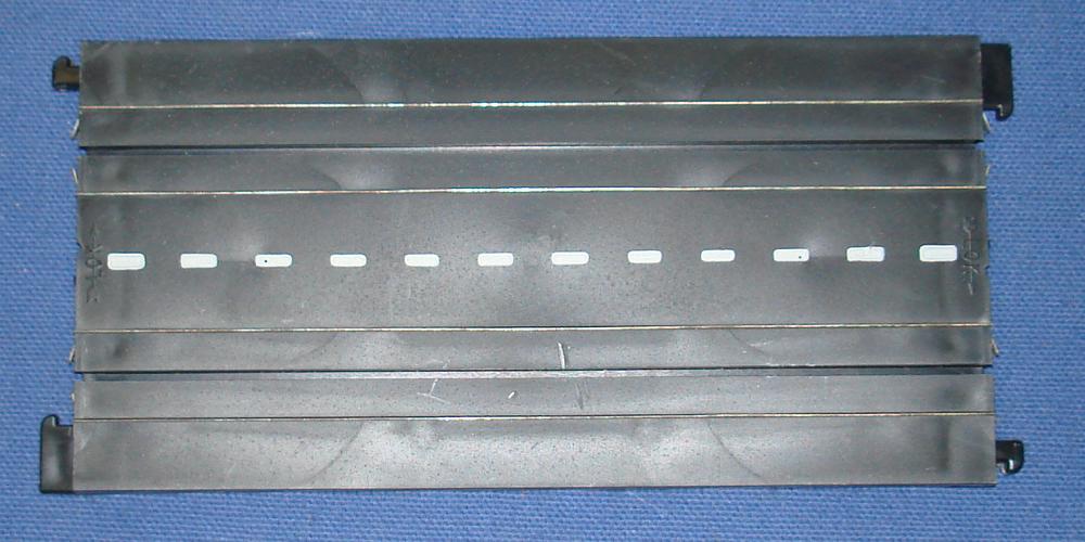 Tyco S HO Speedways HO Scale Slot Car Racing 6 Inch Divided Highway Straight Track Section