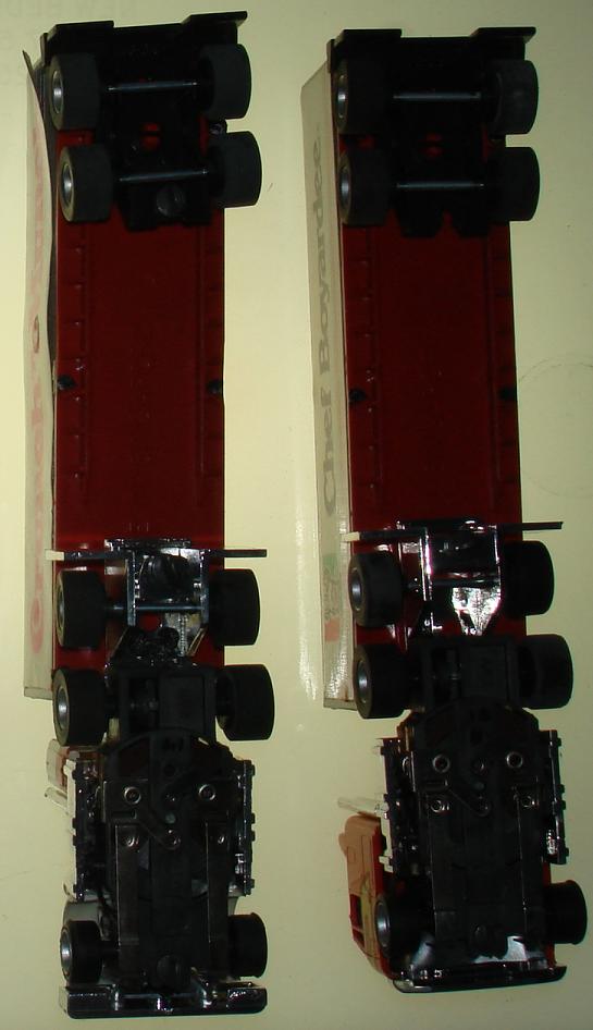 AFX HO Slot Car Truck Rigs - Chef Boyardee - Crunch N Munch Chassis