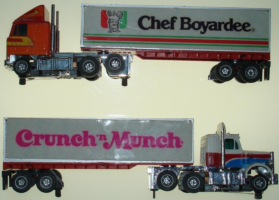 AFX Slot Car Trucks - Chef Boyardee - Crunch N Munch