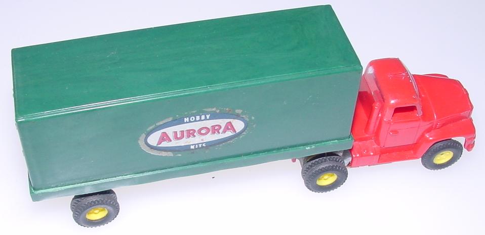 Aurora Vibrator HO Slot Car Logo Truck Trailer