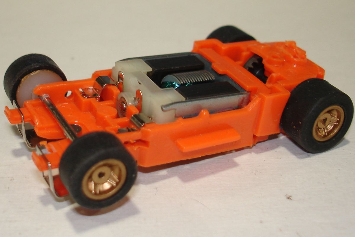 MARCHON 164 SCALE SLOT CAR RACING ORANGE CHASSIS Mister