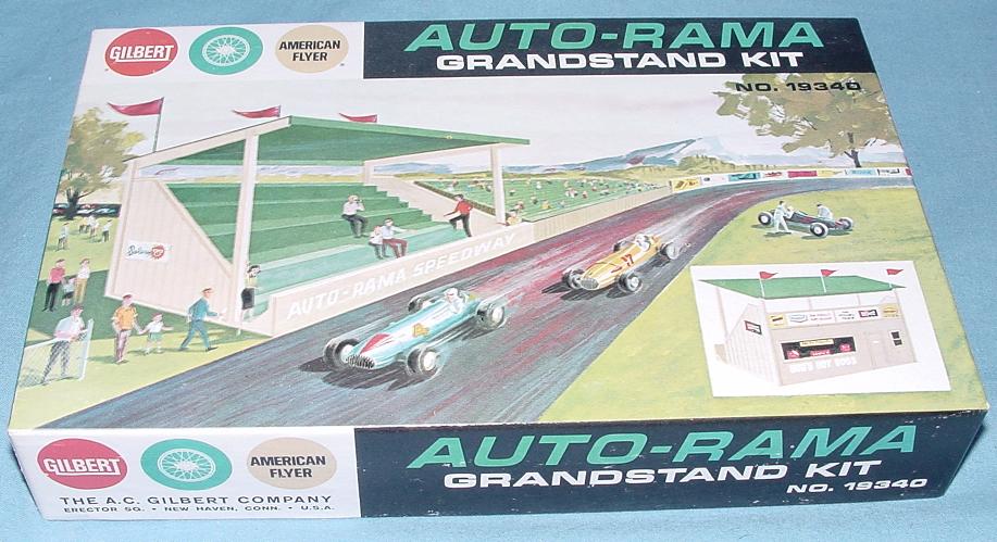 AC Gilbert Auto-Rama Speedway Slot Car Racing Grandstand Kit Box Lid