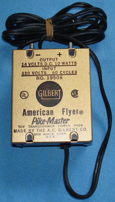 Gilbert American Flyer Pikemaster Slot Car Racing Toy Transformer 19508