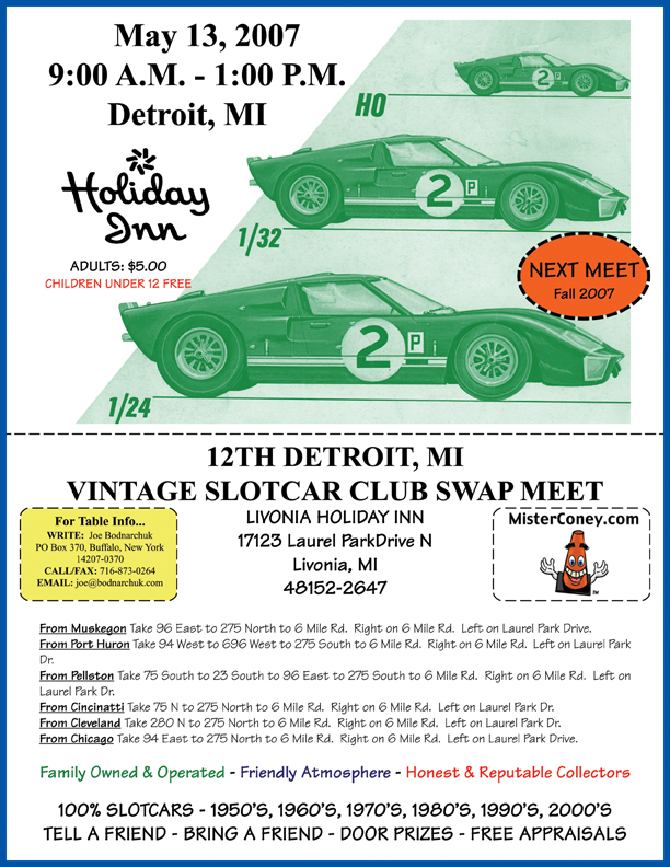 Detroit slot car swap meet