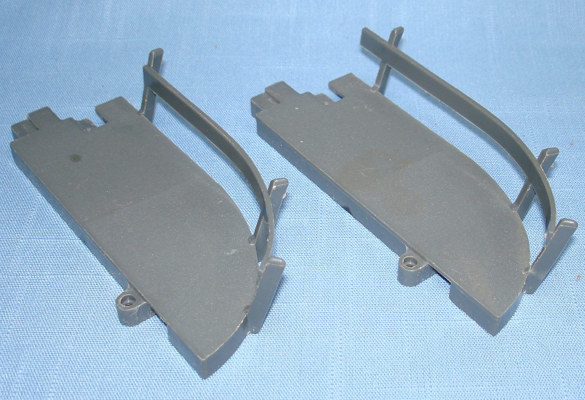 1965 Revell Home Raceway System Slot Car Track Apron Right Side End Caps 1965 Revell Home Raceway System Slot Car Track Apron Right Side End Caps