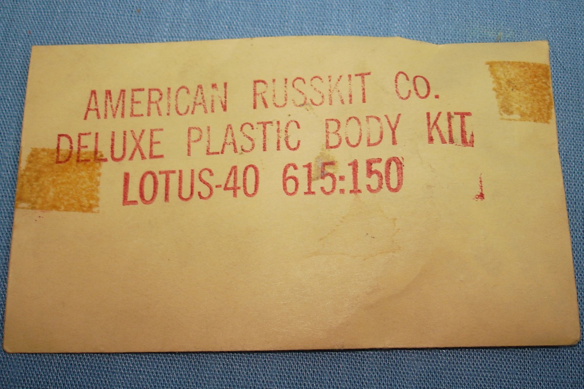 American Russkit Company Deluxe Plastic Body Kit Envelope Lotus 40 #615-150 American Russkit Company Deluxe Plastic Body Kit Envelope Lotus 40 #615-150