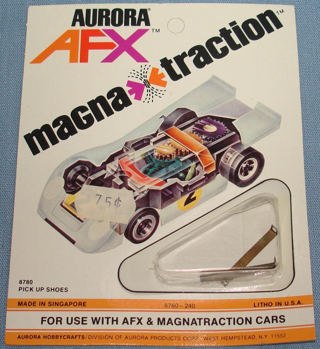 Aurora Model Motoring AFX HO Slot Car Racing Magnatraction Pick Up Shoes #8780 Aurora Model Motoring AFX HO Slot Car Racing Magnatraction Pick Up Shoes #8780