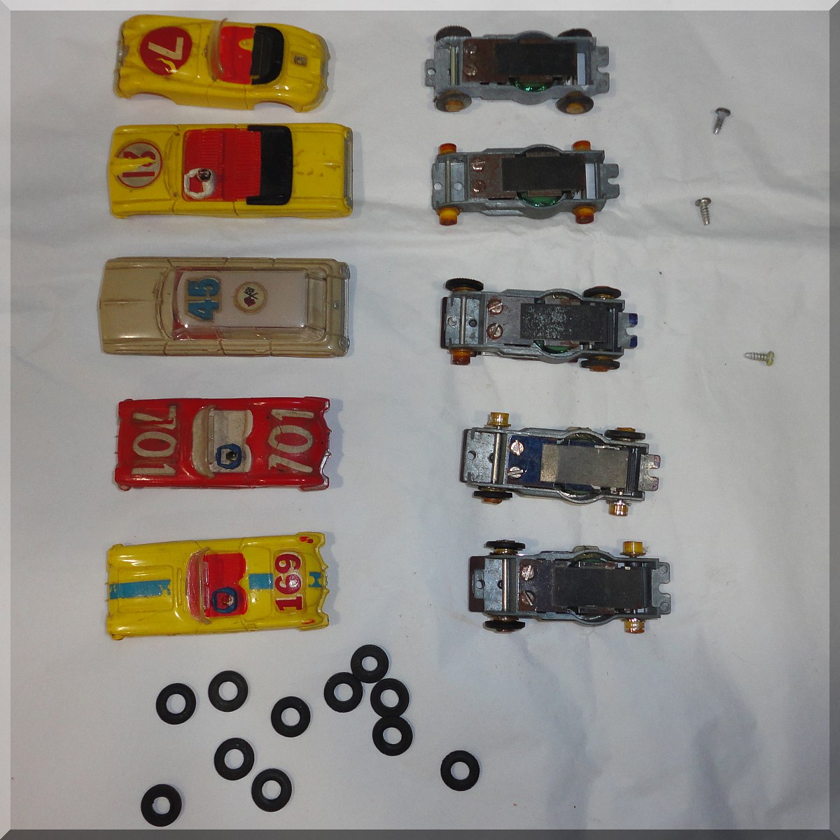 Vintage Aurora Ho Slot Car Racing Lot Convertibles Hardtop Vibrator Runners Hoods Roofs Vintage Aurora Ho Slot Car Racing Lot Convertibles Hardtop Vibrator Runners Hoods Roofs