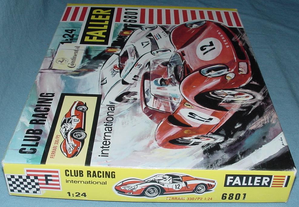 Faller 1:24 Scale Ferrari 33 P2 Slot Car Club Racing Kit 6801 Box Lid End Flap Faller 1:24 Scale Ferrari 33 P2 Slot Car Club Racing Kit 6801 Box Lid End Flap