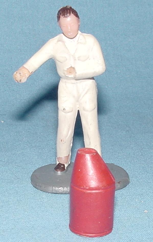 Eldon Slot Car Scenery Hand Painted Petrol Attendant Eldon Slot Car Scenery Hand Painted Petrol Attendant