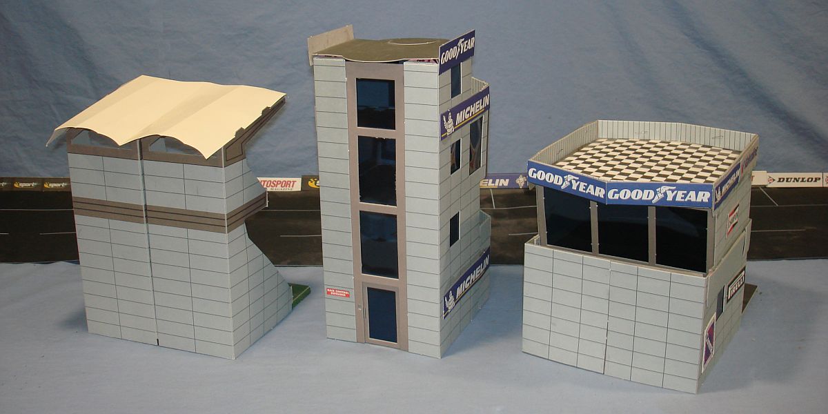 Scalextric 1:32 Slot Car Racing Scenery Buildings Backs Scalextric 1:32 Slot Car Racing Scenery Buildings Backs