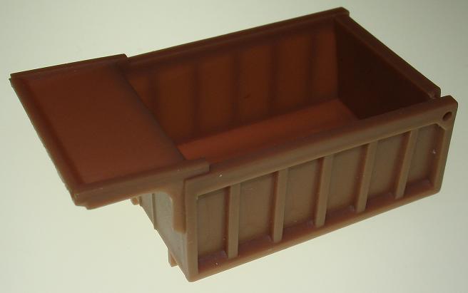 Aurora Prototype Tan Slot Car Dump Truck Bed Closed Tailgate Aurora Prototype Tan Slot Car Dump Truck Bed Closed Tailgate