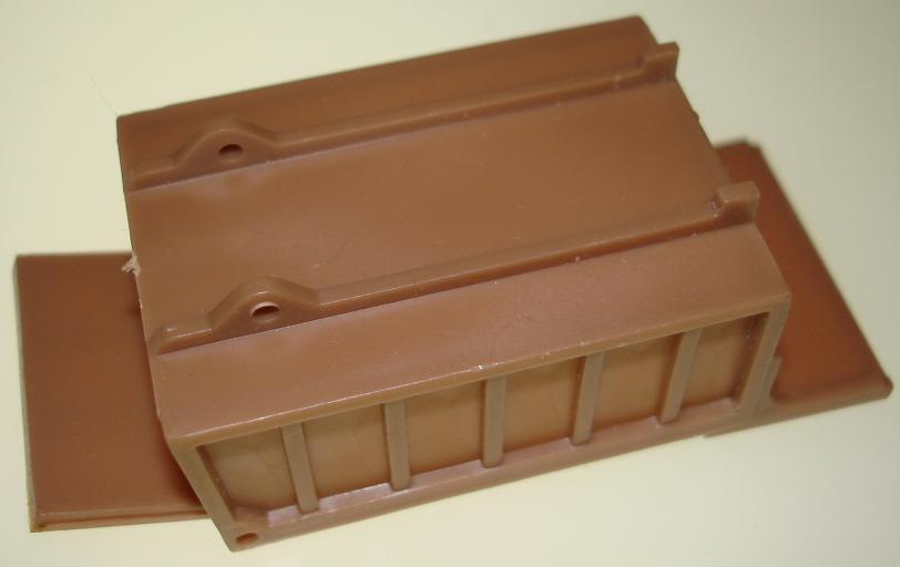 Aurora Prototype Tan Slot Car Dump Truck Bed Underneath Aurora Prototype Tan Slot Car Dump Truck Bed Underneath