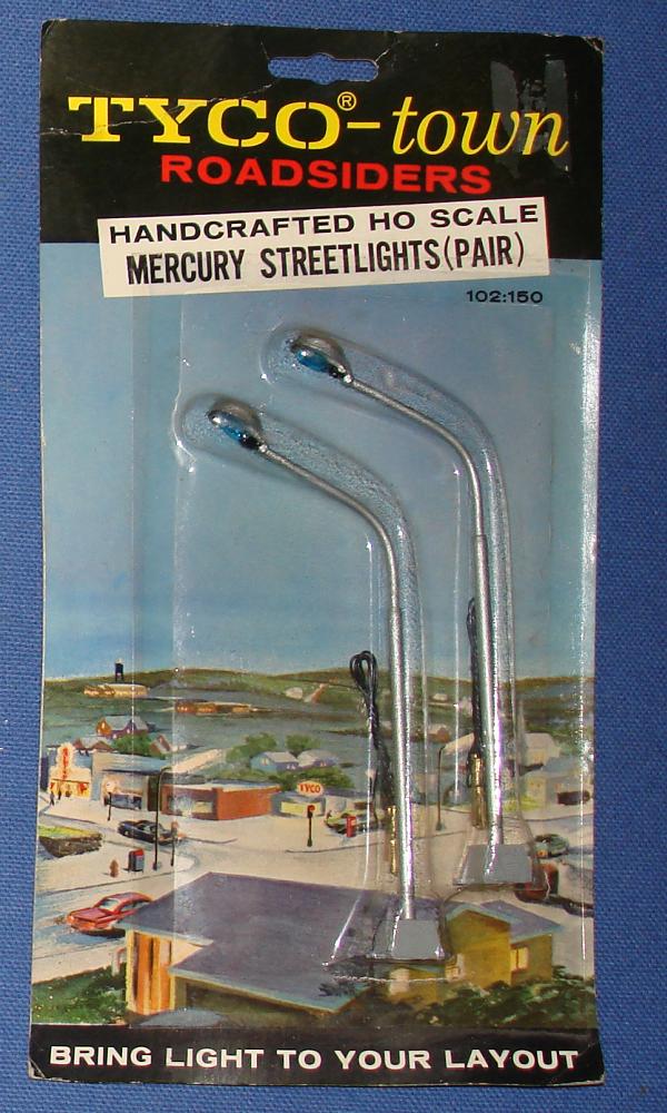Vintage Tyco Town Roadsiders HO Speedways Slot Car Trains Mercury Street Lights Vintage Tyco Town Roadsiders HO Speedways Slot Car Trains Mercury Street Lights