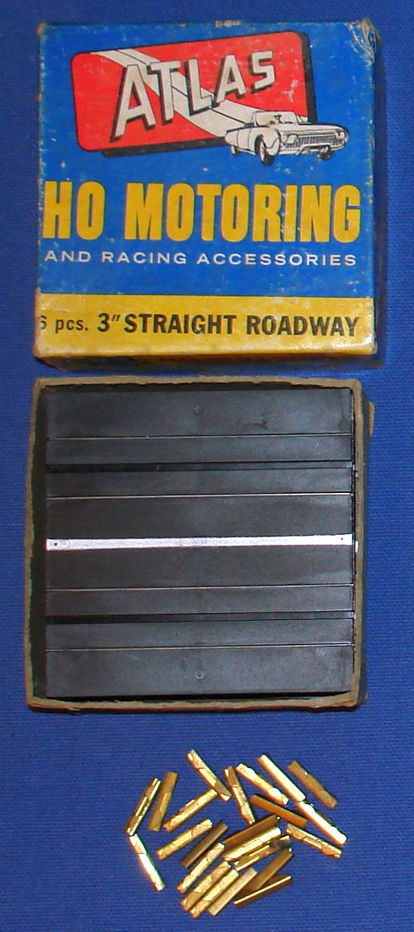 Atlas HO Motoring 1:87 Scale Slot Car Racing Track NMIB 3 Inch Straights Atlas HO Motoring 1:87 Scale Slot Car Racing Track NMIB 3 Inch Straights