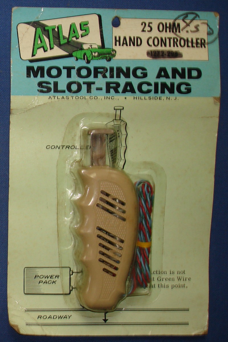 Atlas Motoring & Slot Racing 25 Ohm Tan Hand Controller Marble Plunger #1272 Atlas Motoring & Slot Racing 25 Ohm Tan Hand Controller Marble Plunger #1272